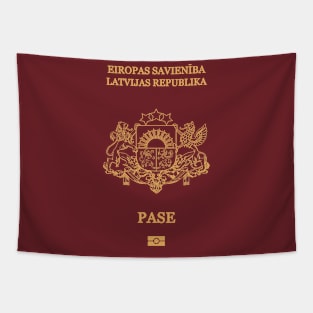 Latvia passport Tapestry