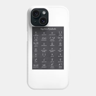 Algebra Symbols Phone Case