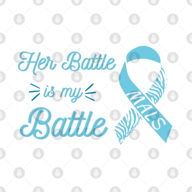 Her Battle is my Battle (ribbon) by NationalMALSFoundation