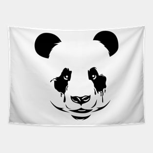 Panda's Face minimalist Tapestry