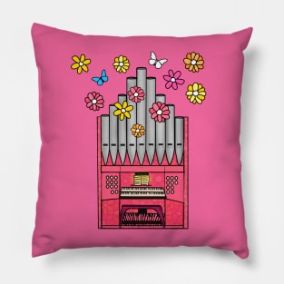 Mother's Day Church Organ Female Organist Pillow