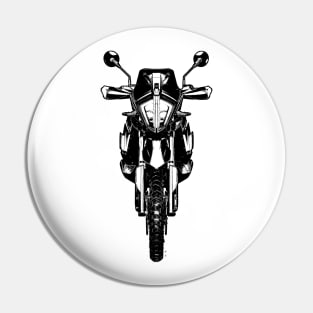 1290 Super Adventure Bike Sketch Art Pin