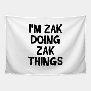 I'm Zak doing Zak things Tapestry