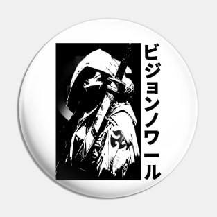 Japanese Samurai Girl Anime Ninja Hip Hop Urban Style Aesthetic Pin