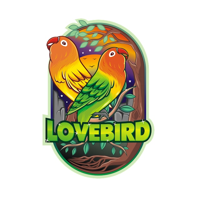 Lovebird tshirt design by jarvis.kreatif