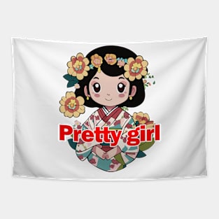 Pretty girl Tapestry