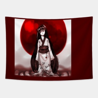 Red Moon Tapestry