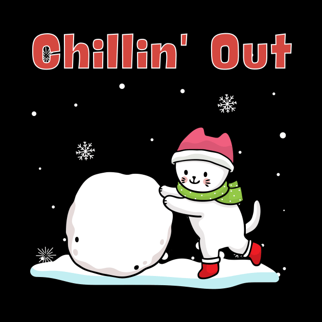 Chillin' Out - Cute Kitten Playing With Snowball by Bro Aesthetics