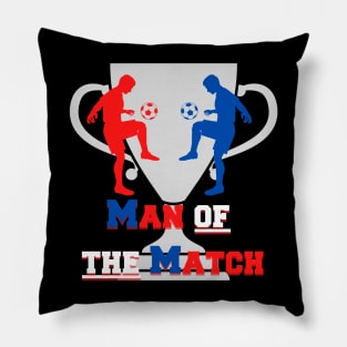 Football sports - Man of the Match - children soccer Pillow