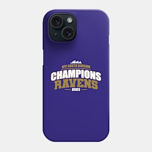 Ravens Football - Division Champions Phone Case