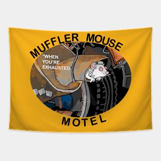 Muffler Mouse Motel Tapestry