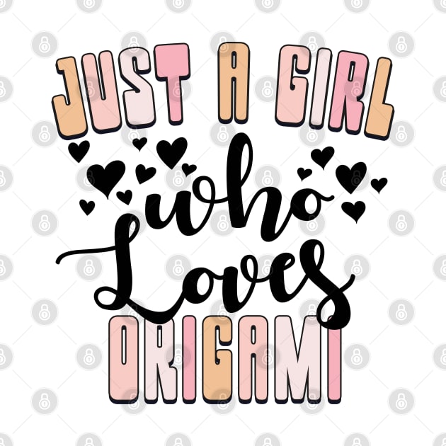 Just a Girl Who Loves Origami Cute Pastel Colors by Way Down South