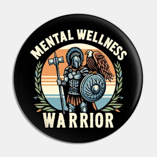 Mental Wellness Warrior, Memorial Day Pin