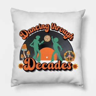 Dancing through decades Pillow