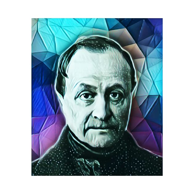 Auguste Comte Portrait | Auguste Comte Artwork 6 by JustLit