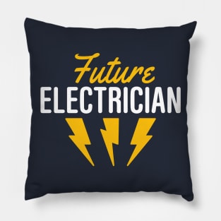 Future Electrician Pillow