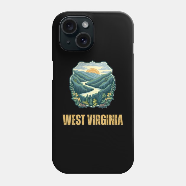 West Virginia State USA Phone Case by Mary_Momerwids