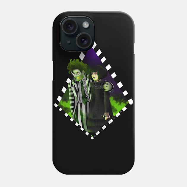 Beetlejuice Beetlejuice Beetlejuice! Phone Case by Chinchela