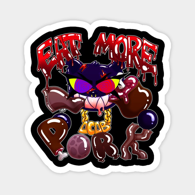 Eat More Pork Panther ED Magnet by CashmereThot