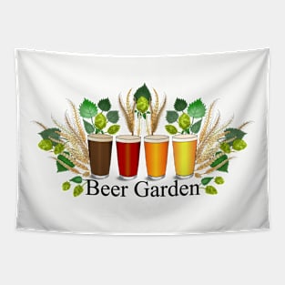 Beer Garden Tapestry