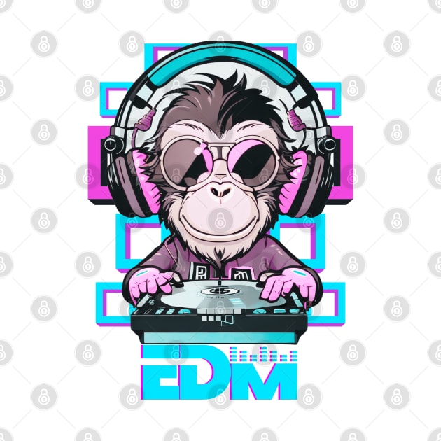 EDM Monkey DJ Vibes! by SocietyTwentyThree