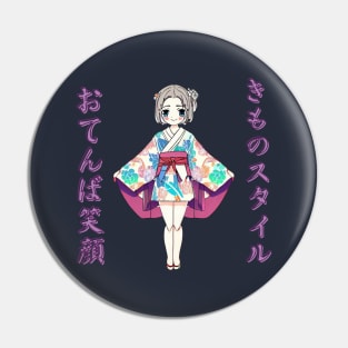 Kimono happiness Pin