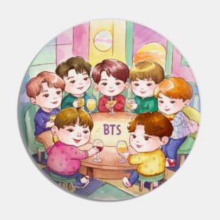 BTS All Members Pin