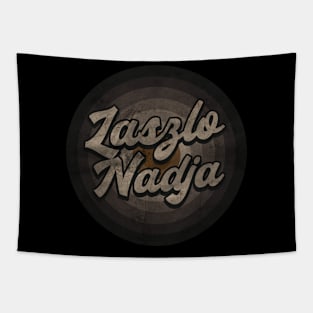 RETRO BLACK WHITE - Laszlo & Nadja Tapestry