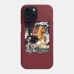 Metzengerstein - Arthur Rackham for Edgar Allan Poe Phone Case