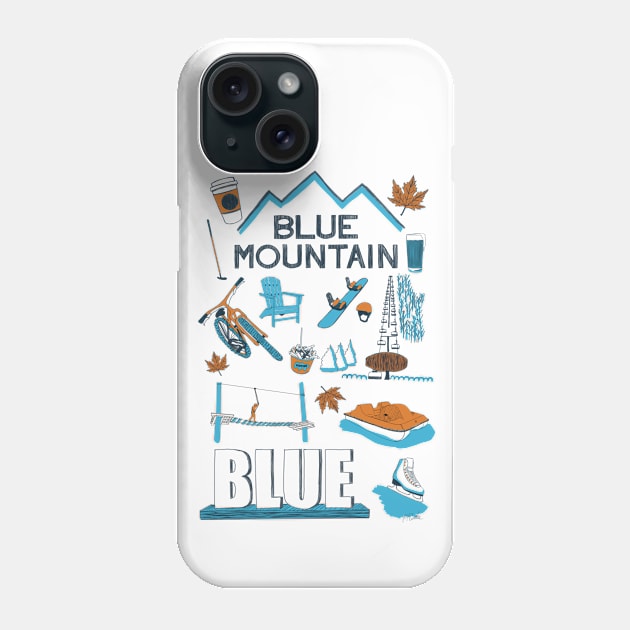 HERE Local Artist Series: Blue Mountain Phone Case by Quick Brown Fox Canada 