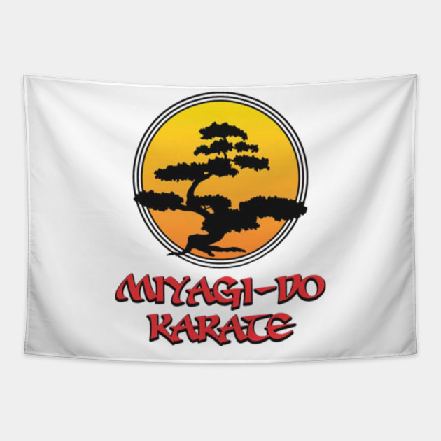 Miyagi Do Logo Bonsai Tree Miyagi Do Logo Bonsai Tree Tapestry Teepublic