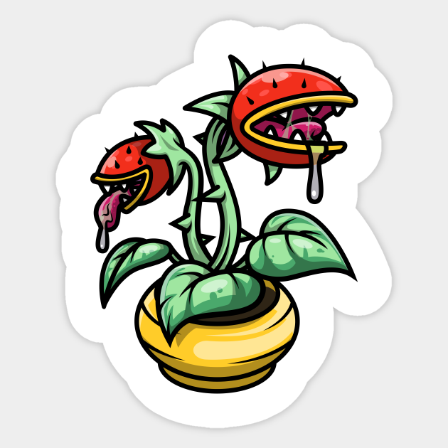 Venus Flying I Carnivorous I Cartoon I Kids - Venus Fly Trap - Sticker | TeePublic Venus Flying I Carnivorous I Cartoon I Kids - Venus Fly Trap - Sticker | TeePublic