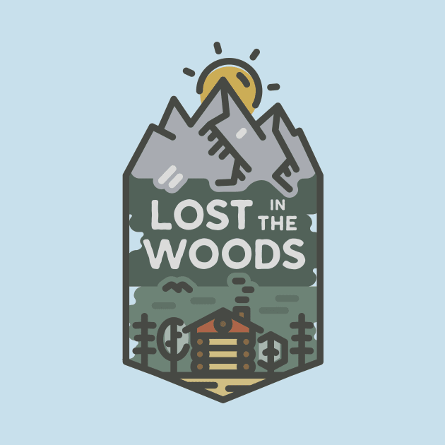 Lost in the woods by Mint Tees