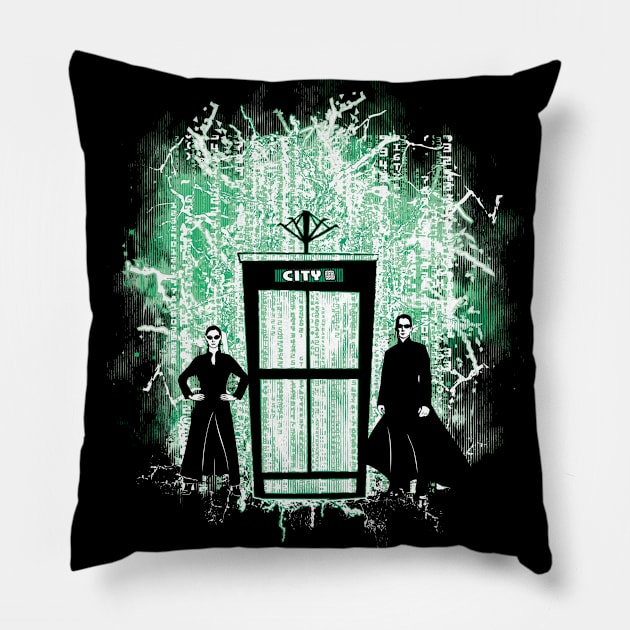 Teleportation Pillow by Daletheskater