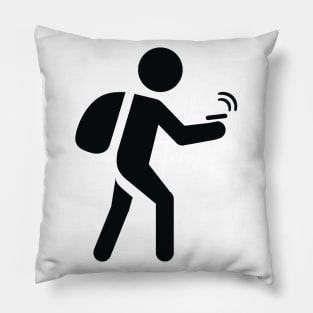 Geocacher pikto Pillow