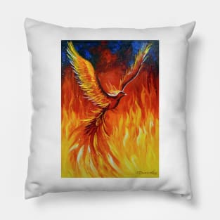 Phoenix bird Pillow