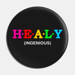 Healy - Ingenious. Pin