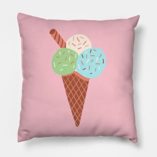 Ice Cream Cone Pillow