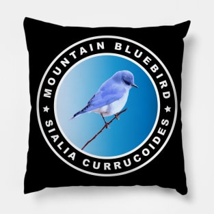 Cute Mountain Bluebird Pillow