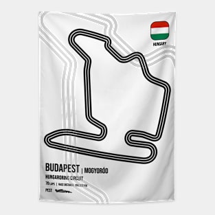 Budapest Race Track Tapestry