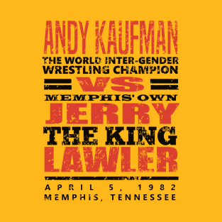 Andy Kaufman vs Jerry Lawler T-Shirt