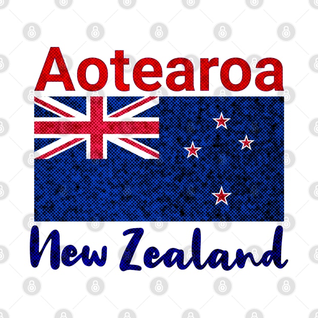 Aotearoa New Zealand Flag by Distinct Designs NZ