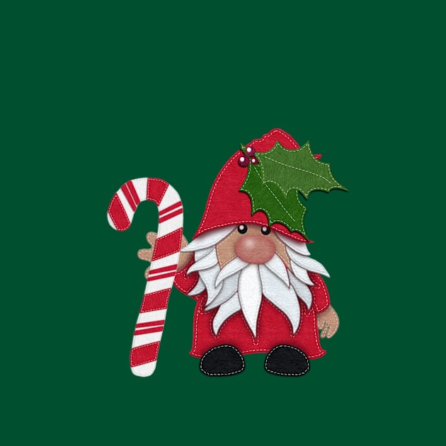 CANDY CANE CHRISTMAS GNOME | CHERIE'S ART(C)2020 by CheriesArt