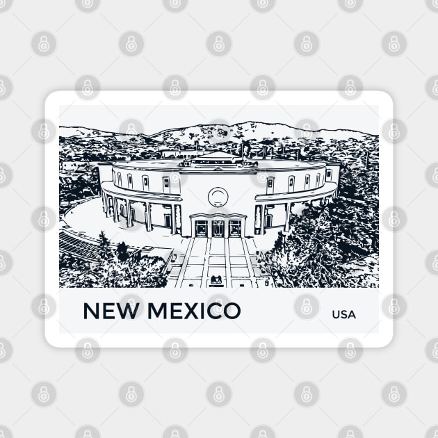 New Mexico State USA Magnet by Lakeric