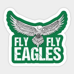 FLY EAGLES FLY Sticker for Sale by vcandelore