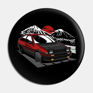 red  ae86 hachiroku Pin