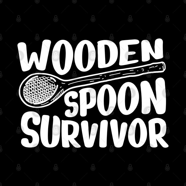 Wooden spoon survivor - white type by juragan99trans