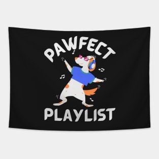 Pawfect Playlist Tapestry