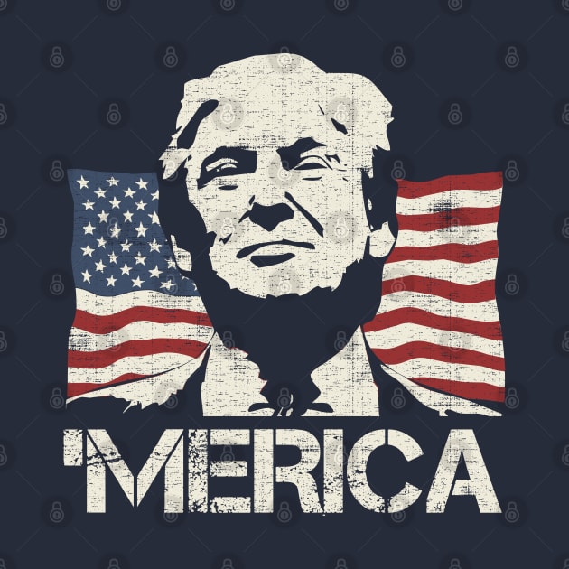 Donald Trump Merica by Designkix