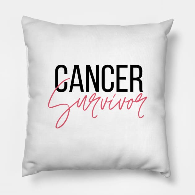 Cancer Survivor Pillow by PeachyBotique